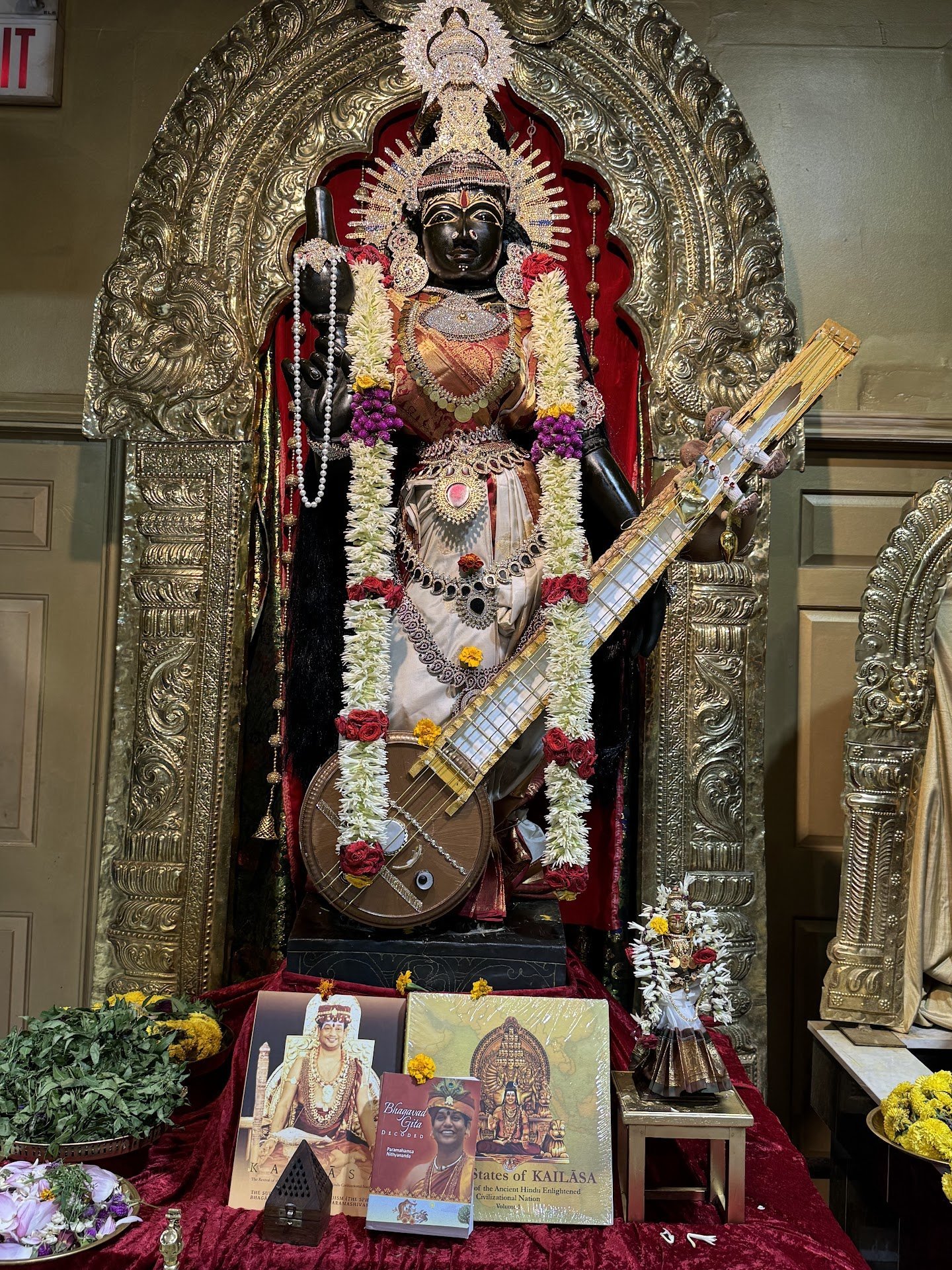 Devi Maha Saraswati alankaram