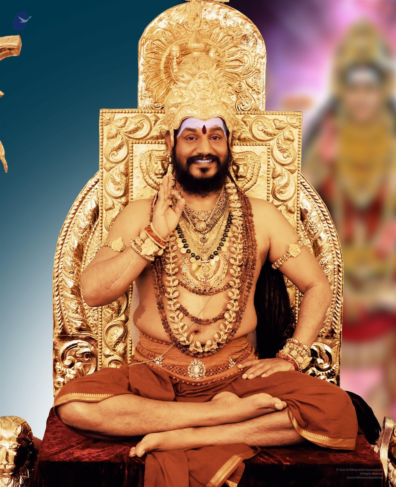 THE SPH Bhagavan Sri Nithyananda Paramashivam giving Navaratri darshan