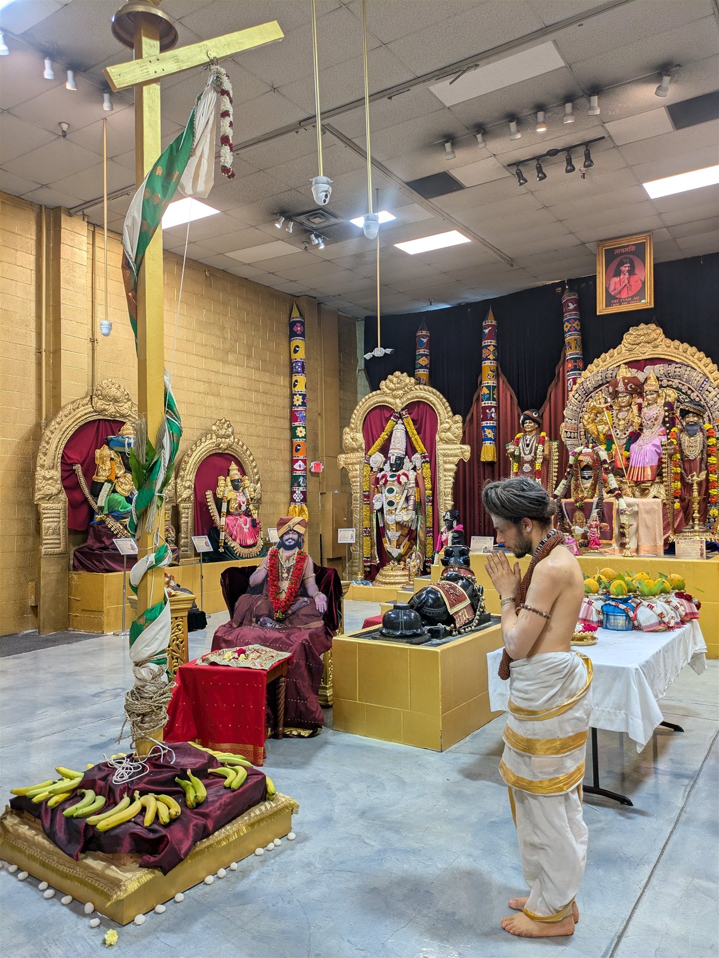 Dhvajarohanam: The Flag Is Raised