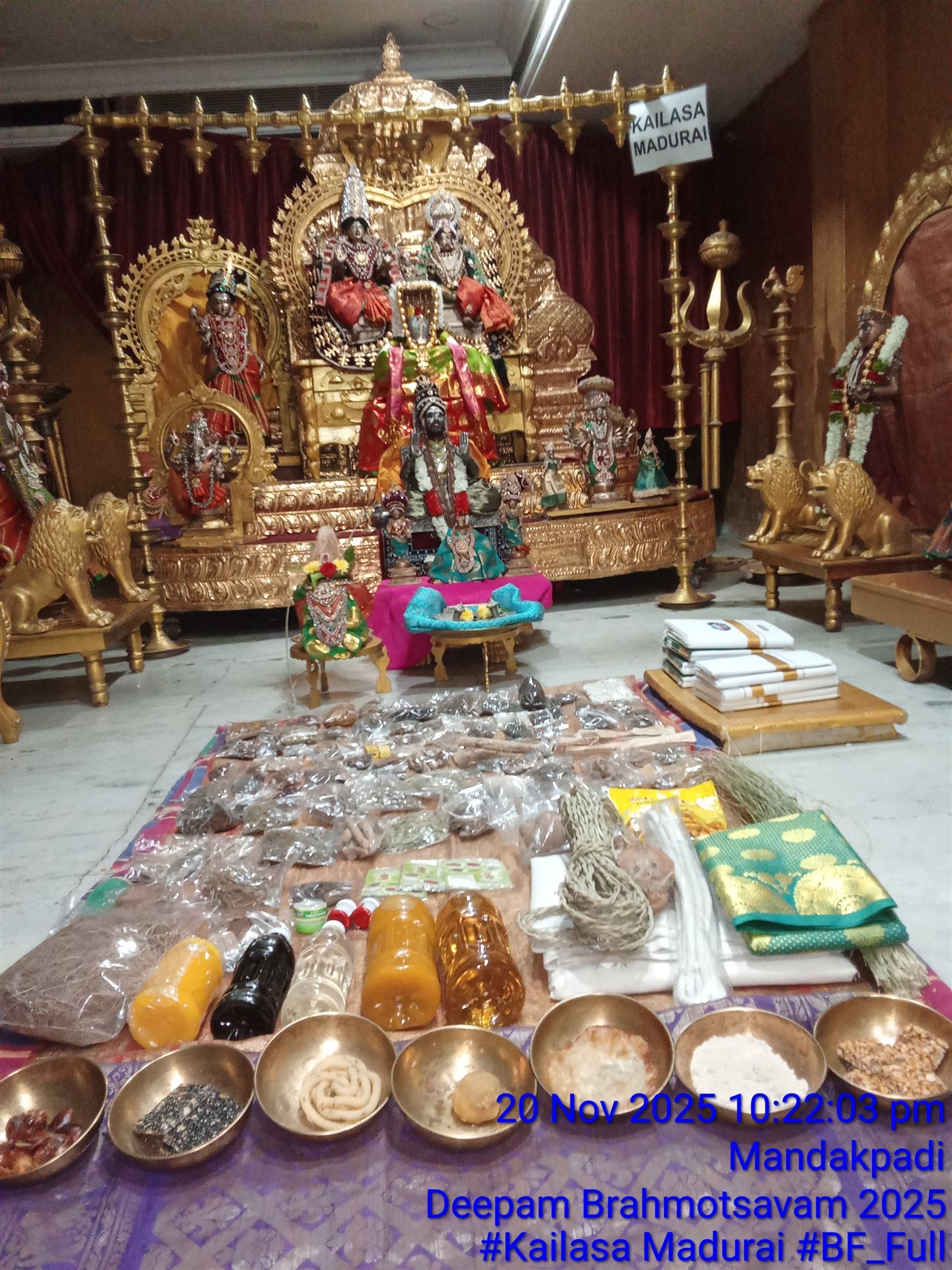 Sarvanugraha Murty Giripradakshinam Mandagappadi Offering celebrating THE SPH's Longing Devotion to Annamalayar