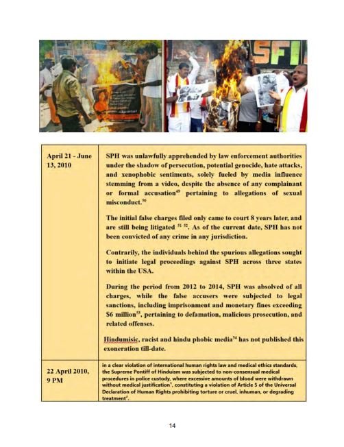 United Nations Publishes KAILASA's 29th Report on Economic, Social, and Cultural Rights in Transitional Justice, Highlighting Persecution