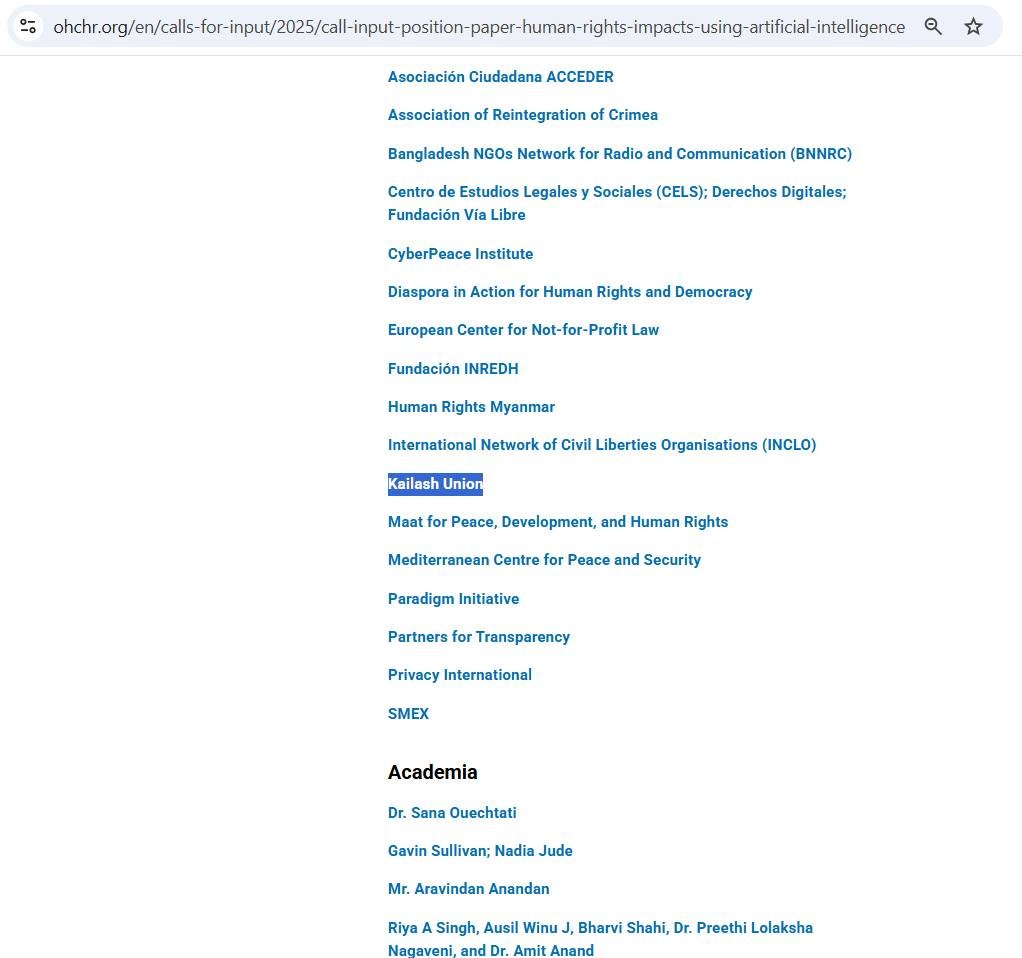 United Nations Publishes 30th Report Submitted by KAILASA: Documenting AI-Enabled Persecution and Presenting Revolutionary Vision for