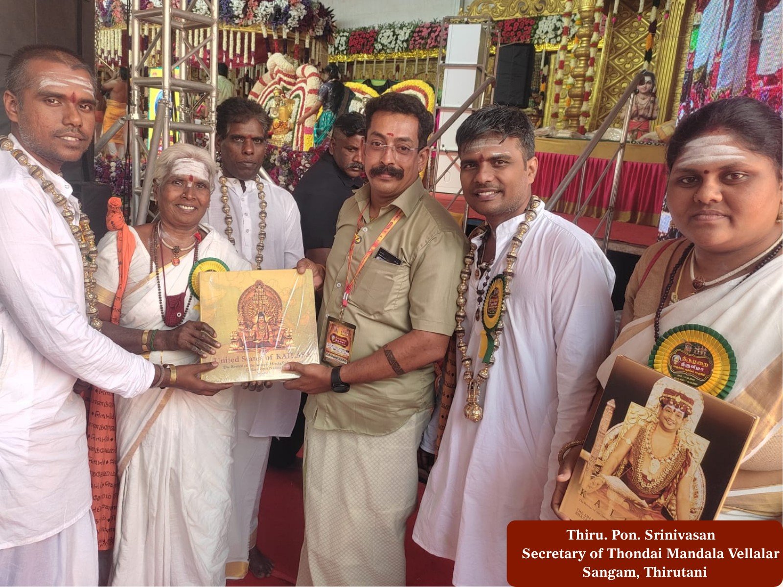 KAILASA’s Diplomatic Engagement at the Kanchi Thirumurai Thiruvizha 2025